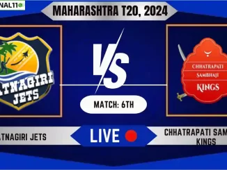 RJ vs CSK Live Score, Maharashtra T20, 2024, Ratnagiri Jets vs Chhatrapati Sambhaji Kings Live Cricket Score & Commentary - 6th Match