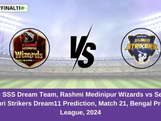 RMW vs SSS Dream Team, Rashmi Medinipur Wizards vs Servotech Siliguri Strikers Dream11 Prediction, Match 21, Bengal Pro T20 League, 2024 (1)