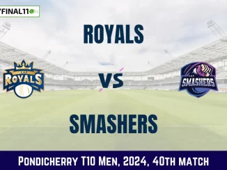 ROY vs SMA Dream11 Prediction, Pitch Report, and Player Stats, 40th Match, Pondicherry T10 Men, 2024