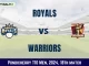 ROY vs WAR Dream11 Prediction, Pitch Report, and Player Stats, 18th Match, Pondicherry T10 Men, 2024