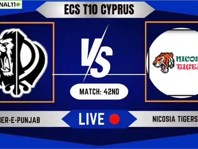 SEP vs NCT Live Score, ECS T10 Cyprus, 2024, Sher-e-Punjab vs Nicosia Tigers CC Live Cricket Score & Commentary - 42nd Match