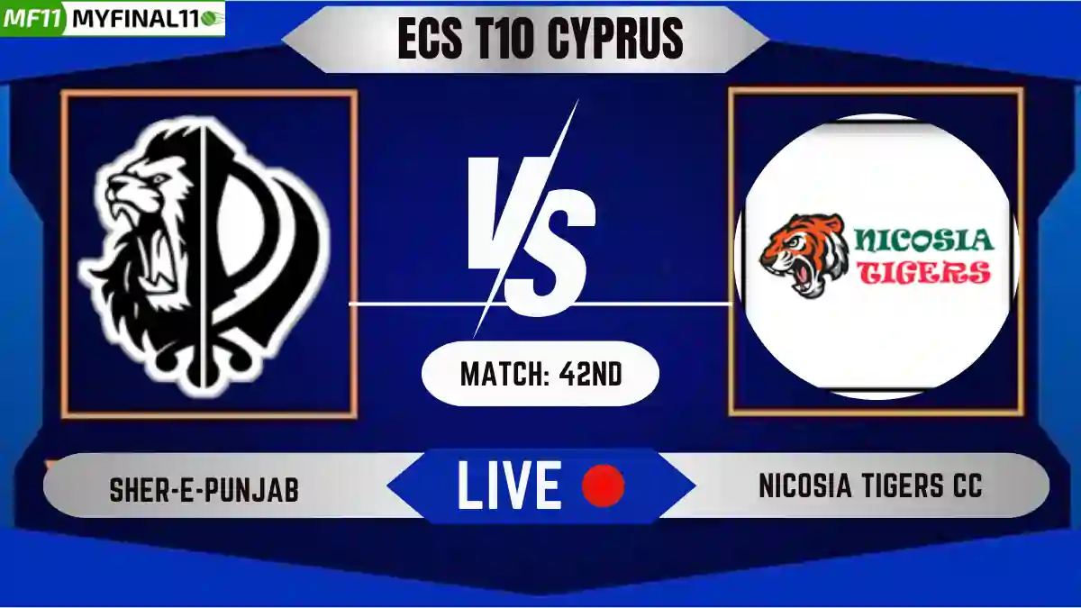 SEP vs NCT Live Score, ECS T10 Cyprus, 2024, Sher-e-Punjab vs Nicosia Tigers CC Live Cricket Score & Commentary - 42nd Match