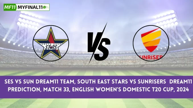 SES vs SUN Dream11 Prediction Today Match: Find out the Dream11 team prediction for the South East Stars (SES) and Sunrisers (SUN)