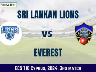 SLL vs EVE Dream11 Prediction, Pitch Report, and Player Stats, 3rd Match, ECS T10 Cyprus, 2024