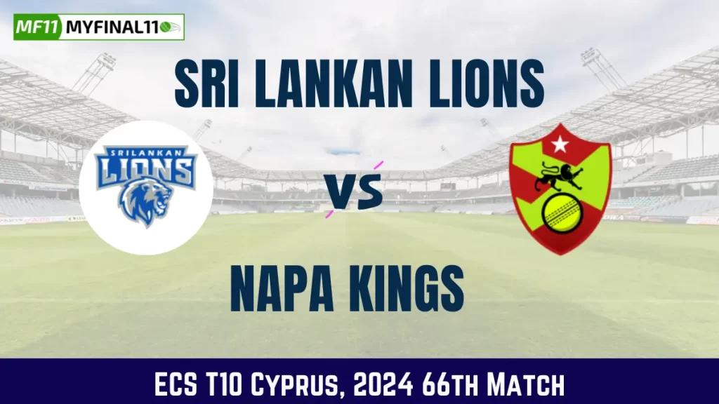 SLL vs NKG Dream11 Prediction, Dream11 Team, Pitch Report, and Player Stats, 66th Match, ECS T10 Cyprus, 2024