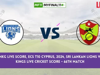 SLL vs NKG Live Score, ECS T10 Cyprus, 2024, Sri Lankan Lions vs Napa Kings Live Cricket Score