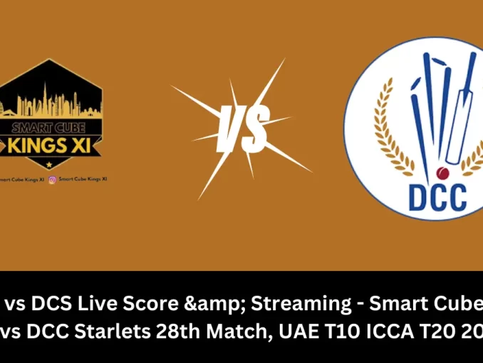 SMCK vs DCS Live Score: The upcoming match between Smart Cube Kings 11 (SMCK) vs DCC Starlets (DCS) at the UAE T10 ICCA, 2024