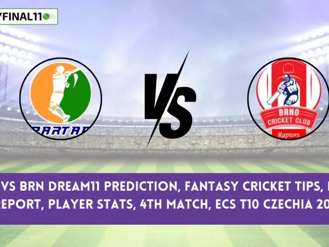 SPT vs BRN Dream11 Prediction Today Match: Find out the Dream11 team prediction for the Spartans (SPT) and Brno (BRN)