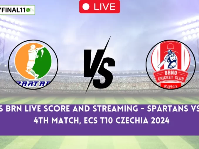 SPT vs BRN Live Score: The upcoming match between Spartans (SPT) and Brno (BRN) at the ECS T10 Czechia, 2024