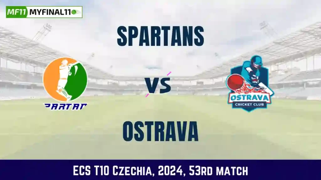 SPT vs OST Dream11 Prediction, Pitch Report, and Player Stats, 53rd Match, ECS T10 Czechia, 2024
