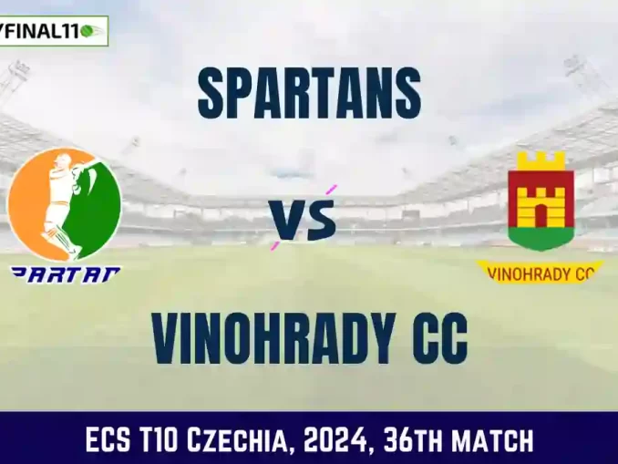 SPT vs VCC Dream11 Prediction, Pitch Report, and Player Stats, 36th Match, ECS T10 Czechia, 2024