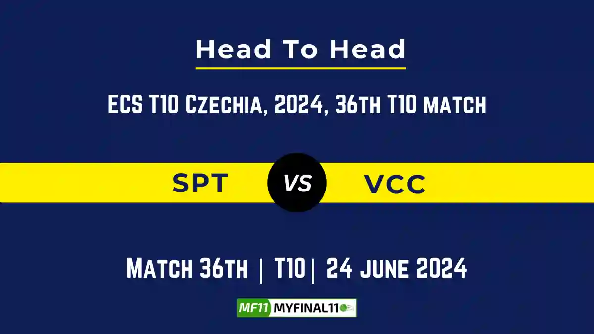 SPT vs VCC Player Battle, Head to Head Team Stats, Team Record - ECS T10 Czechia, 2024