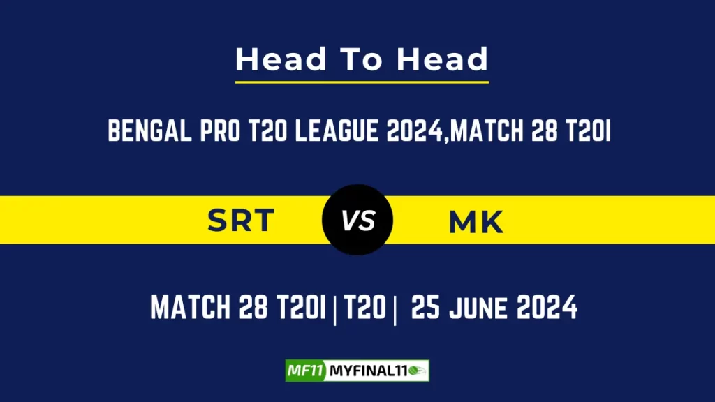 SRT vs MK Player Battle, Head to Head Team Stats, Team Record
