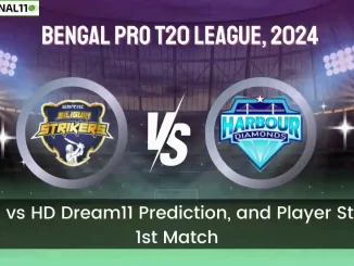 SSS vs HD Dream11 Prediction, Pitch Report, and Player Stats, 1st Match