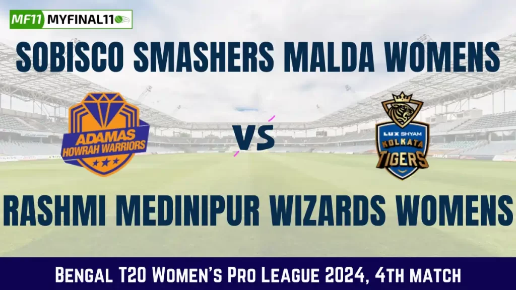 SSM-W vs RMW-W Dream11 Prediction, Dream11 Team, Pitch Report, and Player Stats, 4th Match, Bengal T20 Women's Pro League, 2024