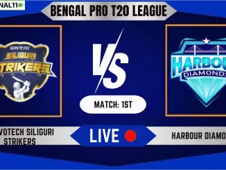 SSS vs HD Live Score, Bengal Pro T20 League, 2024, Servotech Siliguri Strikers vs Harbour Diamonds Live Cricket Score & Commentary - 1st Match