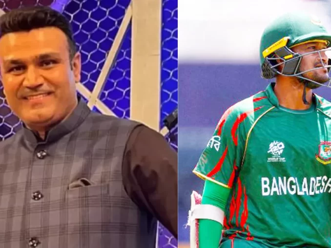 Virender Sehwag Criticizes Shakib Al Hasan's Performance