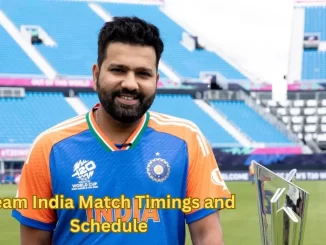 T20 World Cup 2024: Match Timings and Team India Schedule