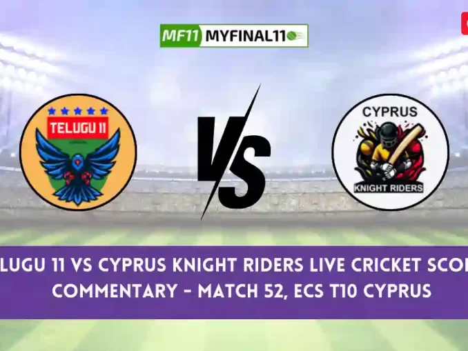 TEL vs CKR Live Cricket Score & Commentary - Match 52, ECS T10 Cyprus 2024