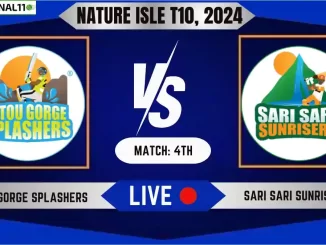 TGS vs SSS Live Score, Nature Isle T10, 2024, 4th Match