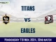TIT vs EAG Dream11 Prediction, Pitch Report, and Player Stats, 32nd Match, Pondicherry T10 Men, 2024