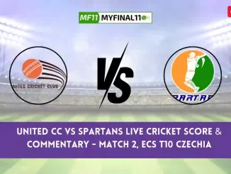 UCC vs SPT Live Cricket Score & Commentary - Match 2, ECS T10 Czechia 2024