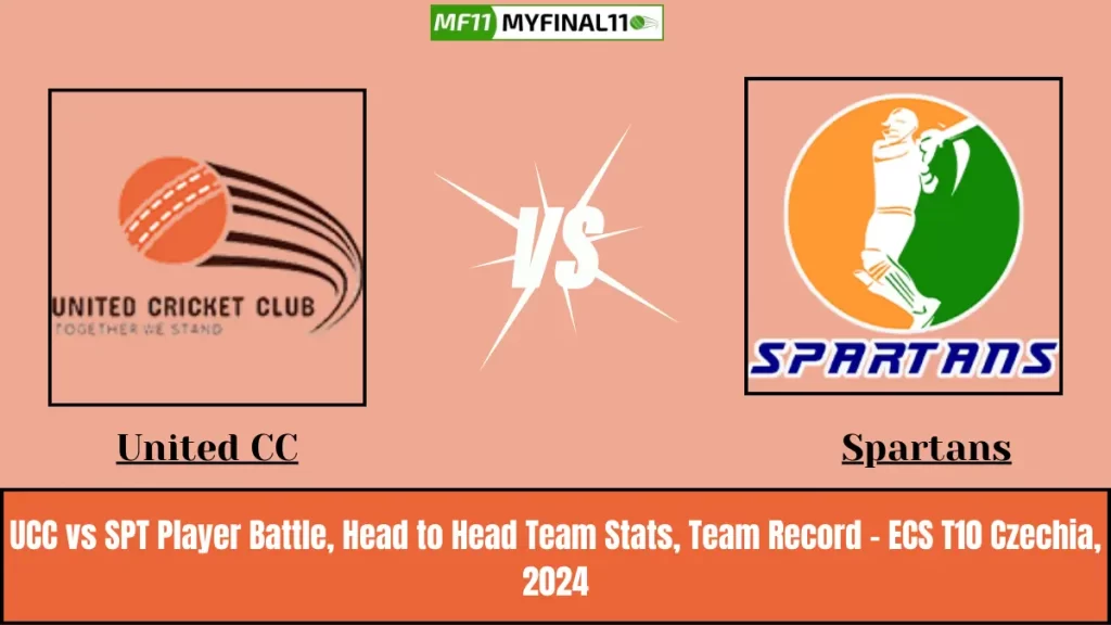 UCC vs SPT Player Battle, Head to Head Team Stats, Team Record - ECS T10 Czechia, 2024