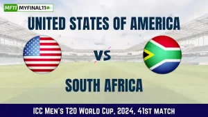 USA vs SA Dream11 Prediction, 41st Match, ICC Men's T20 World Cup, 2024, In-Depth Match Analysis, USA vs SA Dream11 Fantasy Cricket Tips, Dream11 Team, Pitch Stats 2024