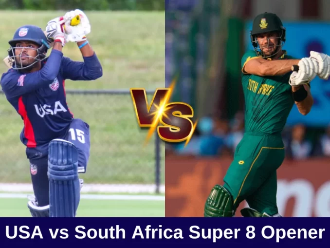 USA vs South Africa Super 8 Opener