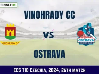 VCC vs OST Dream11 Prediction, Pitch Report, and Player Stats, 26th Match, ECS T10 Czechia, 2024