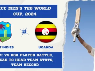 WI vs UGA Player Battle, Head to Head Team Stats, Team Record - ICC Men's T20 World Cup, 2024