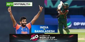 IND vs BAN Dream11 Prediction, Playing11, Pitch report & Fantasy Cricket Tips, T20 World Cup 2024, Match 47, Super 8