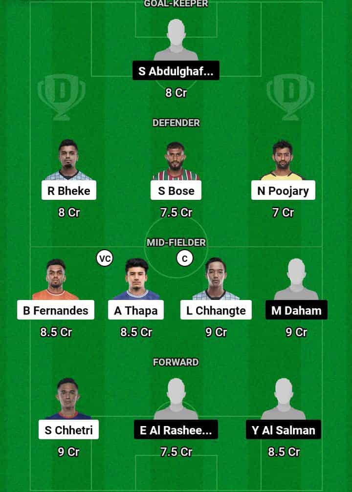 IND vs KUW Dream11 Prediction Today Football Match -
