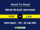 YOR VS LAN Player Battle, Head to Head Team Stats, Team Record