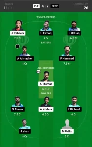 PLE vs PFCV Dream11 Prediction Today 16th Match, Pitch Report, and Player Stats, ECS T10 Bulgaria, 2024