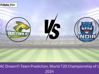 AAC vs IAC Dream11 Team Prediction, World T20 Championship of Legends, 2024 (1)