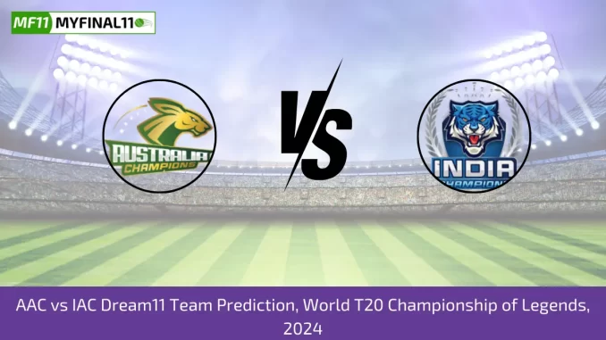 AAC vs IAC Dream11 Team Prediction, World T20 Championship of Legends, 2024 (1) AAC vs IAC Dream11 Team Prediction, World T20 Championship of Legends, 2024 (1)