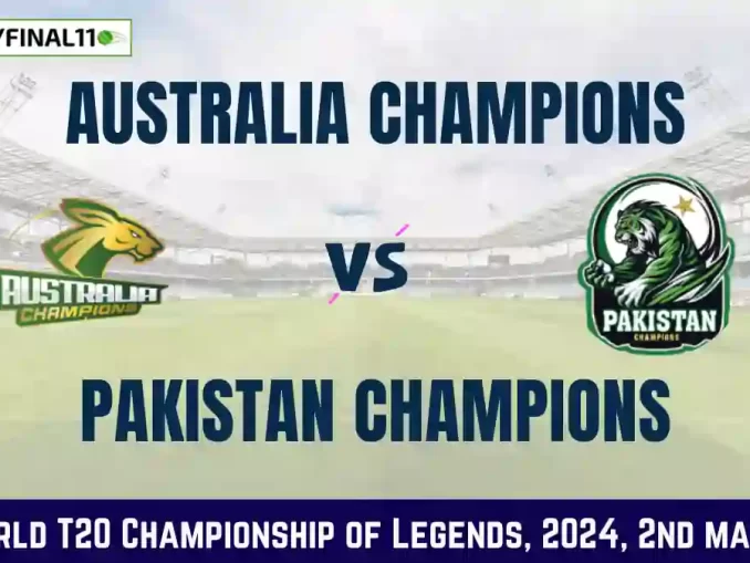 AAC vs PNC Dream11 Prediction Todays Match, In-Depth Match Analysis, 2nd Match, World T20 Championship of Legends, 2024