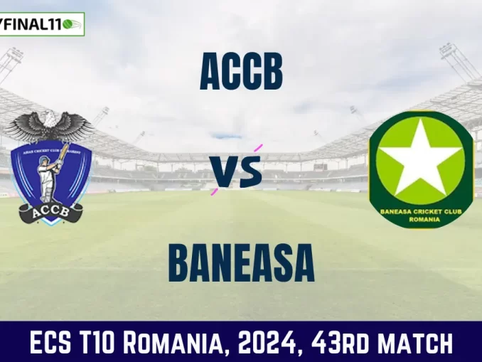 ACCB vs BAN Dream11 Prediction Today 43rd Match, Pitch Report, and Player Stats, ECS T10 Romania, 2024