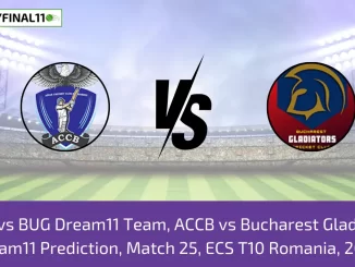 ACCB vs BUG Dream11 Team, ACCB vs Bucharest Gladiators Dream11 Prediction, Match 25, ECS T10 Romania, 2024 (1) (1)