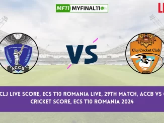 ACCB vs CLJ Live Score, ECS T10 Romania Live, 29th Match, ACCB vs Cluj Live Cricket Score, ECS T10 Romania 2024