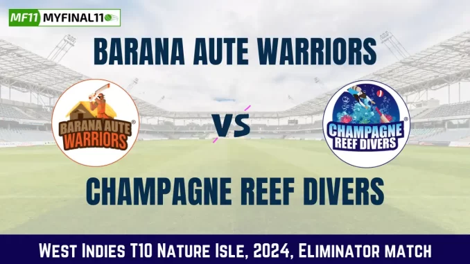 BAW vs CRD Dream11 Prediction Today Match, Pitch Report, and Player Stats, Eliminator Match, West Indies T10 Nature Isle, 2024
