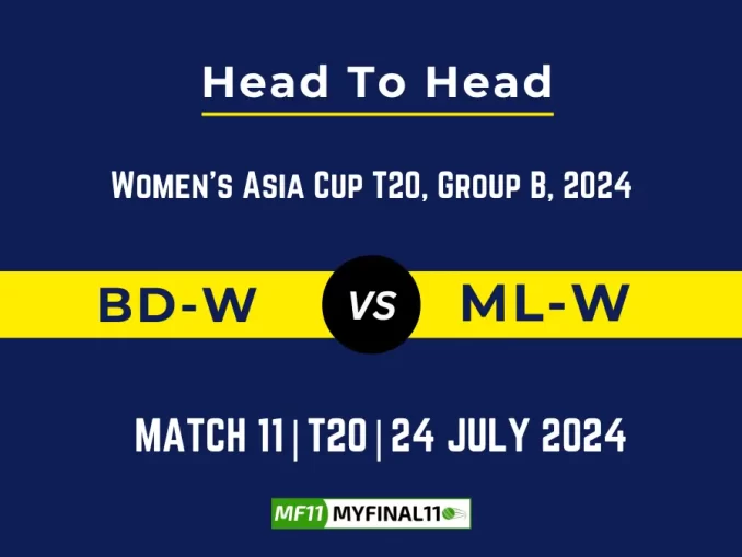 BD-W vs ML-W Player Battle, Head to Head Team Stats, Team Record