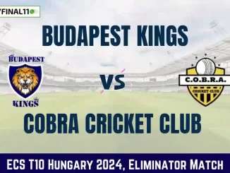 BK vs COB Dream11 Prediction Today Eliminator Match, Pitch Report, and Player Stats, ECS T10 Hungary, 2024