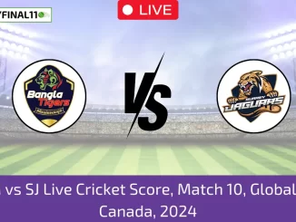 BTM vs SJ Live Cricket Score, Match 10, Global T20 Canada, 2024