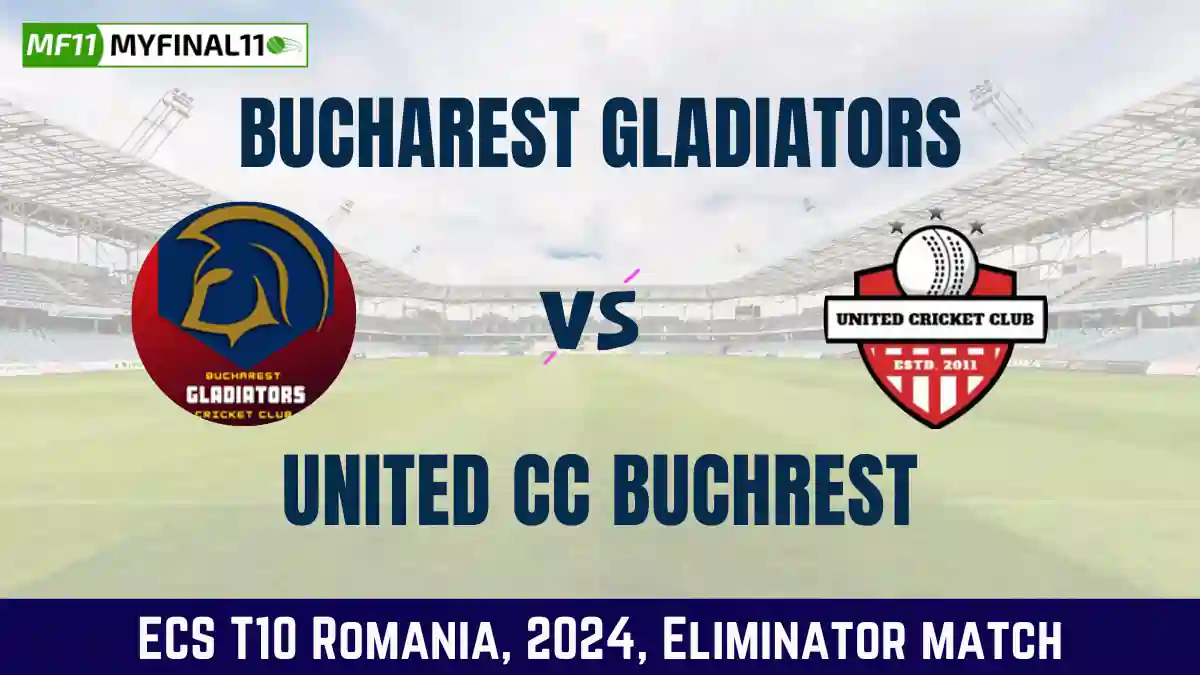 BUG vs UCCB Dream11 Prediction Today Eliminator Match, Pitch Report, and Player Stats, ECS T10 Romania, 2024