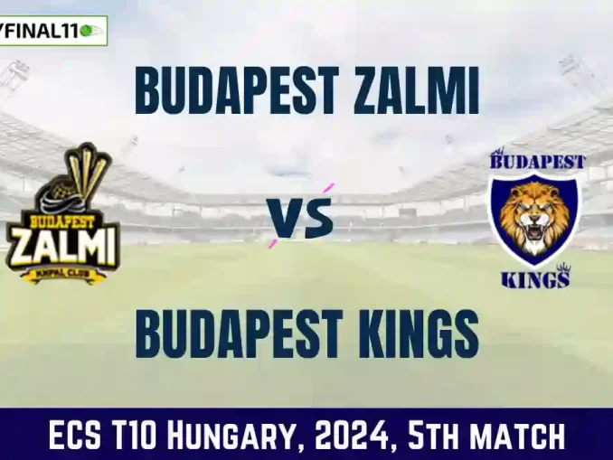 BUZ vs BK Dream11 Prediction Today 5th Match, Pitch Report, and Player Stats, ECS T10 Hungary, 2024