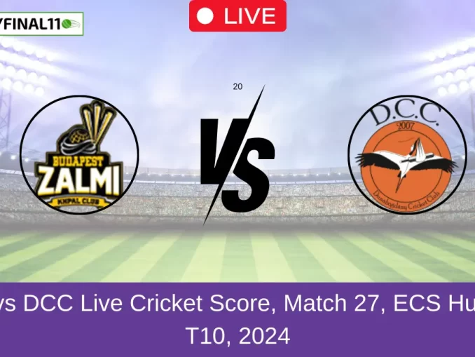 BUZ vs DCC Live Cricket Score, Match 27, ECS Hungary T10, 2024