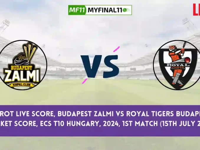 BUZ vs ROT Live Score, Scorecard, Budapest Zalmi vs Royal Tigers Budapest - Match 1, ECS T10 Hungary, 2024