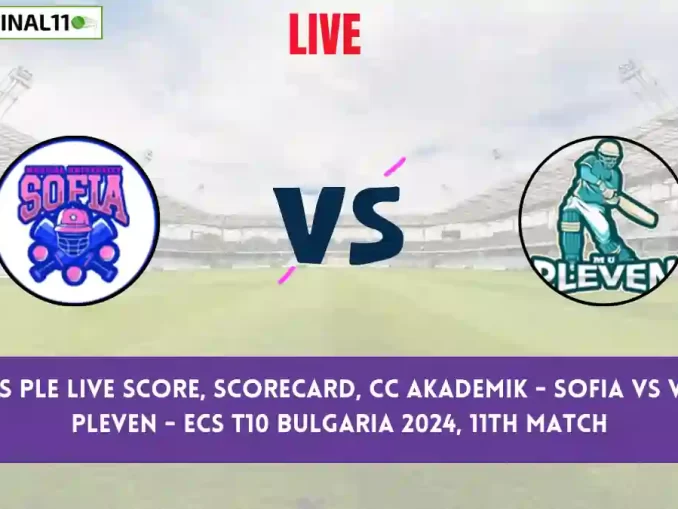 CCAS vs PLE Live Score, Scorecard, ECS T10 Bulgaria, 11th Match 2024